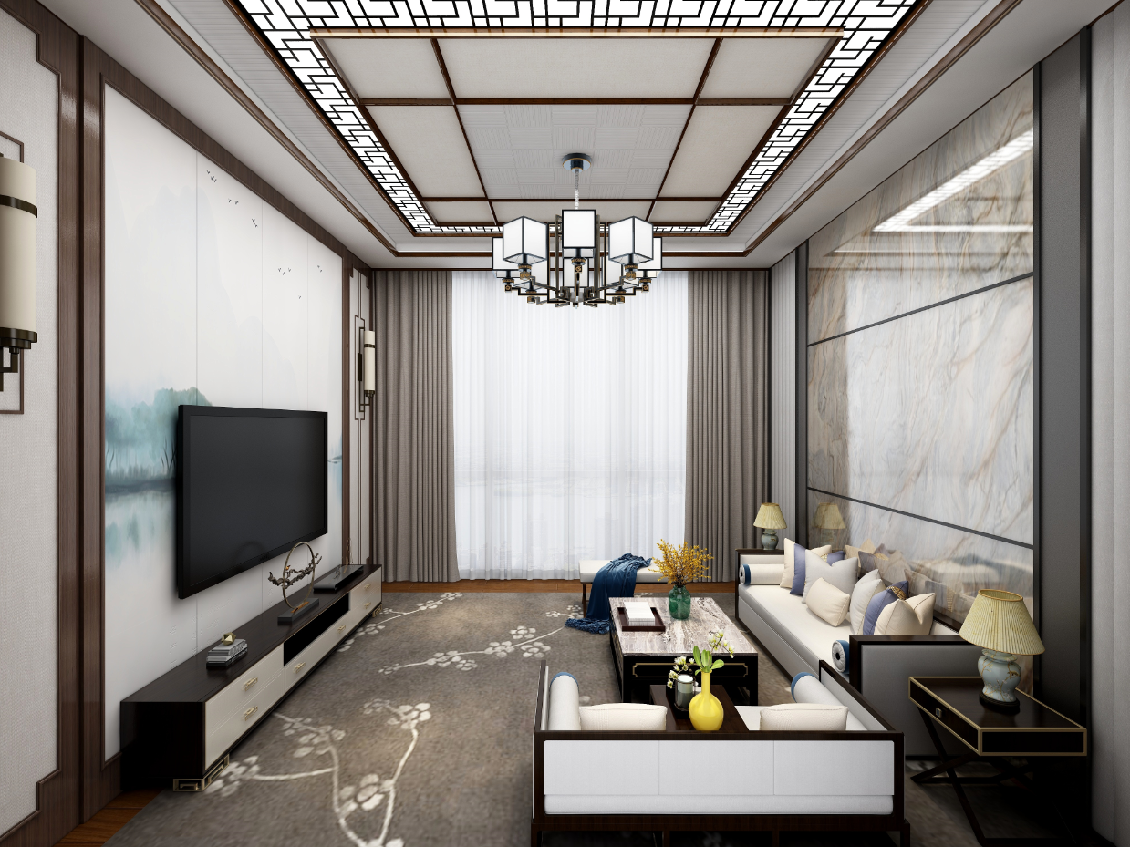 集成吊頂生·態系列素絹·演繹效果圖