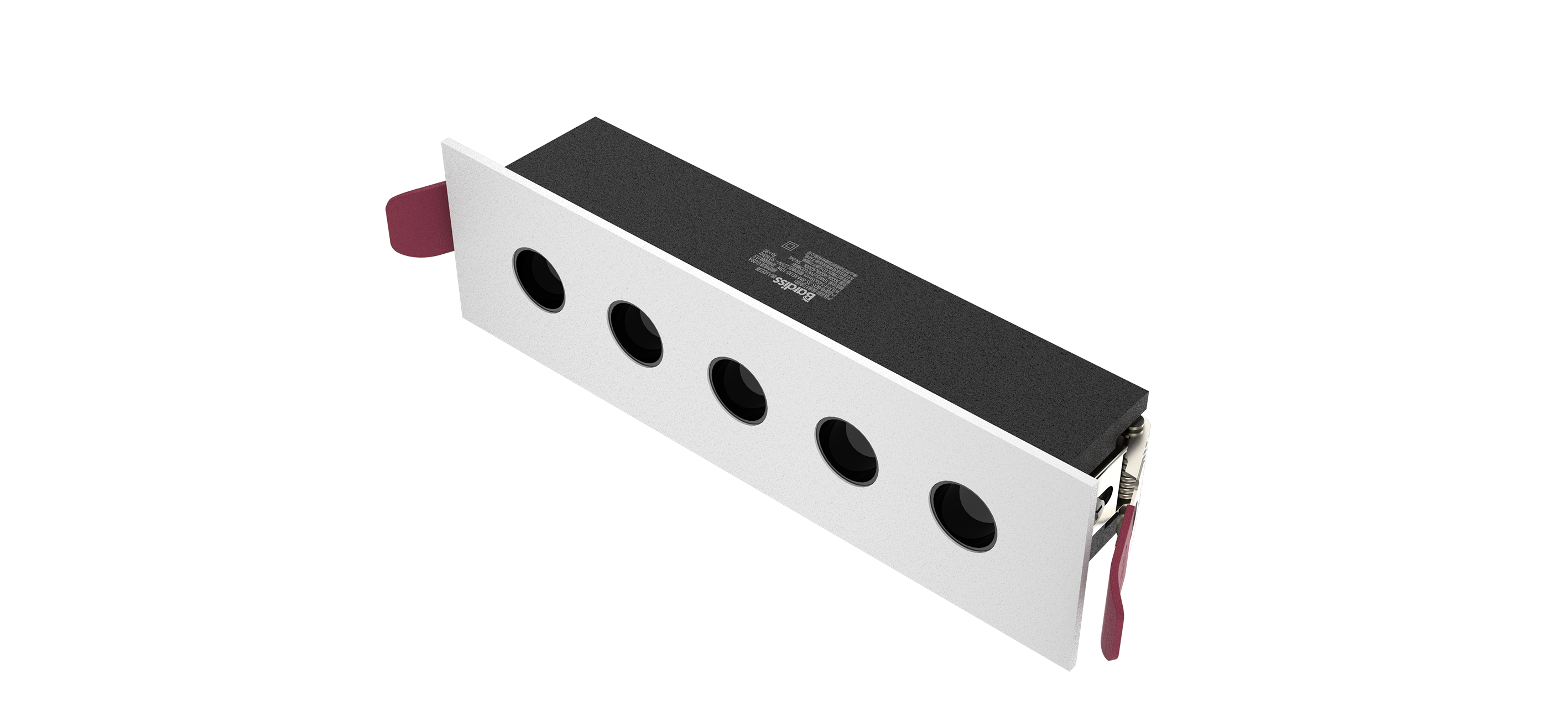 集成吊頂單照明BDS-3S-BM-XD30-10W(5x2W 三色撥碼調(diào)溫 線燈）效果圖