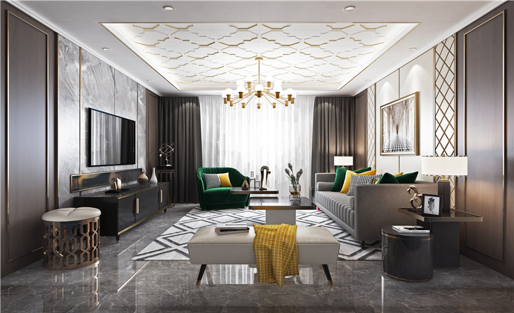 與精致而復雜的風格相比，新中式風格更加注重詩意的藝術美。