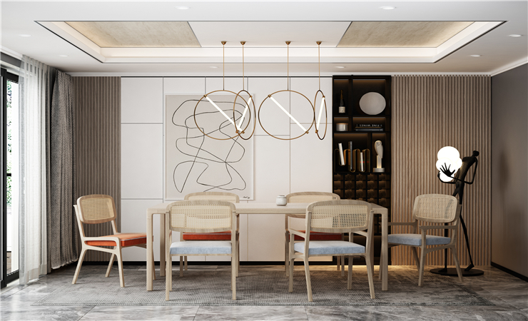 餐廳背景墻在設計上存在很大的挑戰。 畢竟,餐廳的家具少。 餐廳背景墻在設計上存在很大的挑戰。 畢竟,餐廳的家具少。